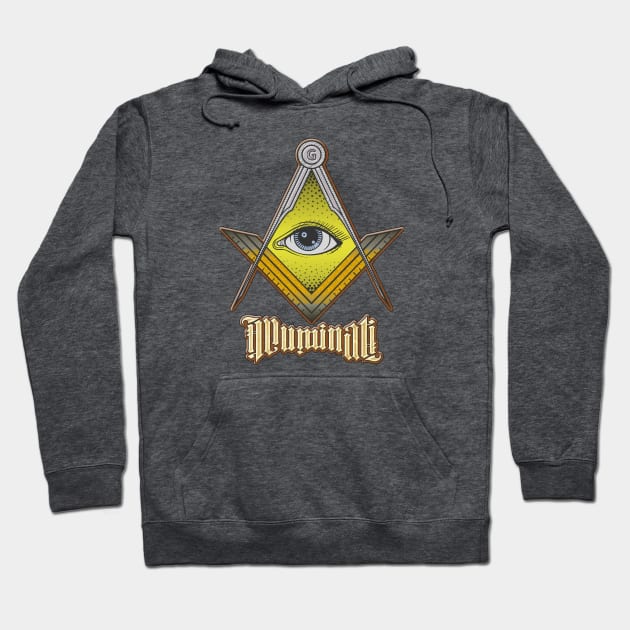 Conspiracy Tee - Illuminati Hoodie by KennefRiggles